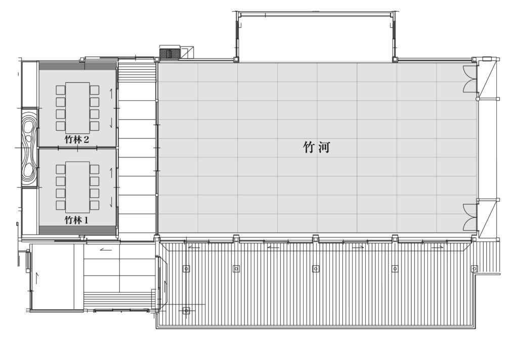 竹河の間間取り図