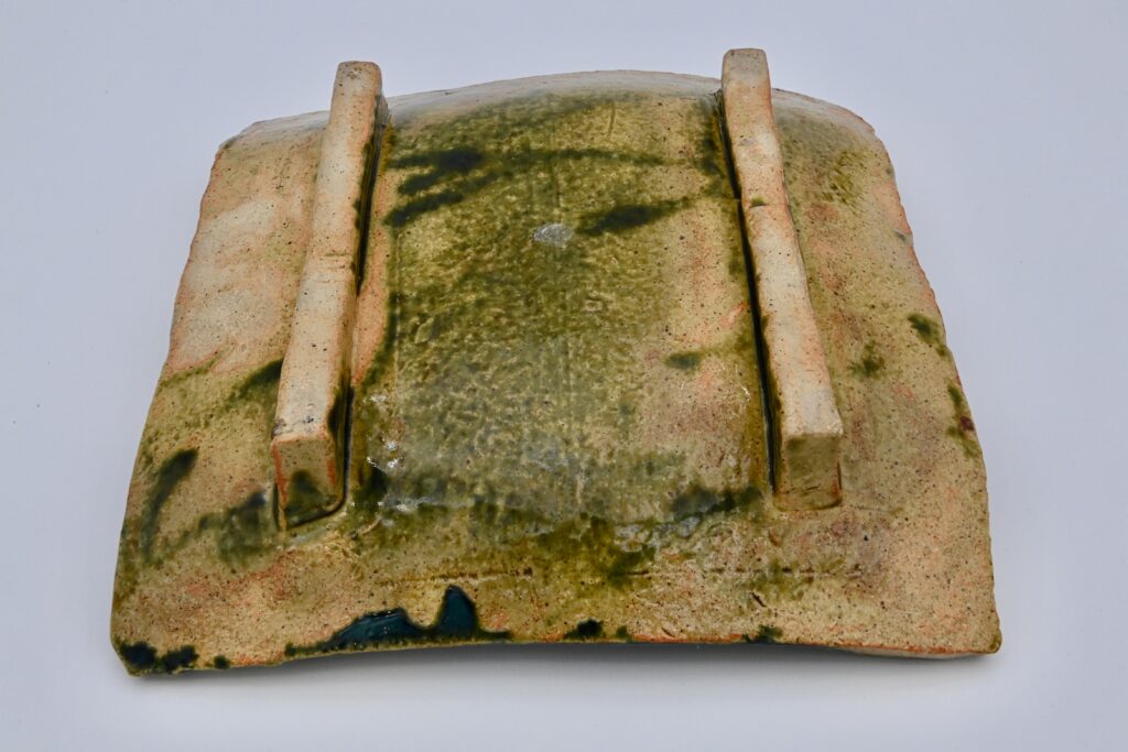 於里辺草虫四方鉢（共箱） 