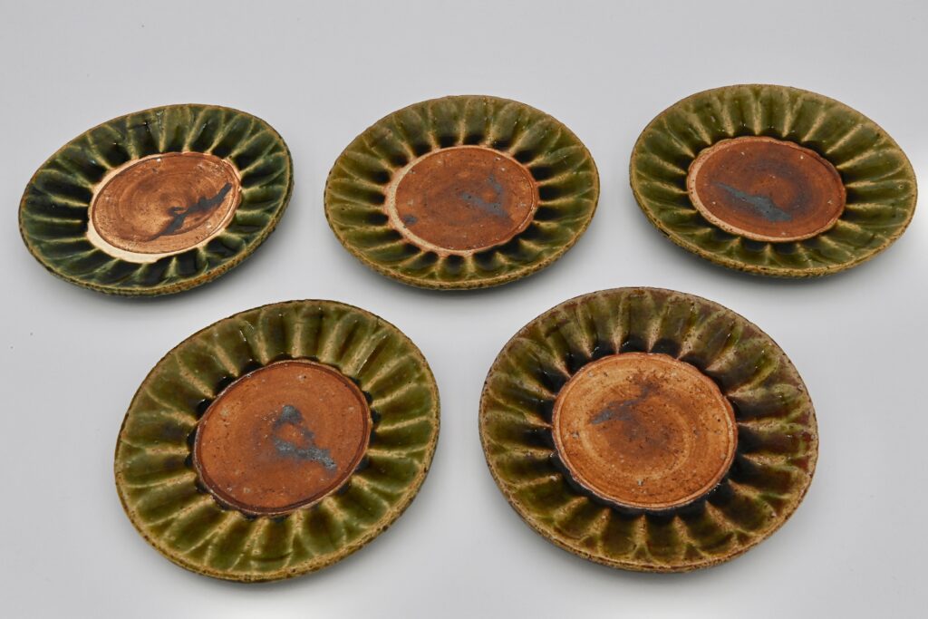 於里遍キク平向 5客（共箱）