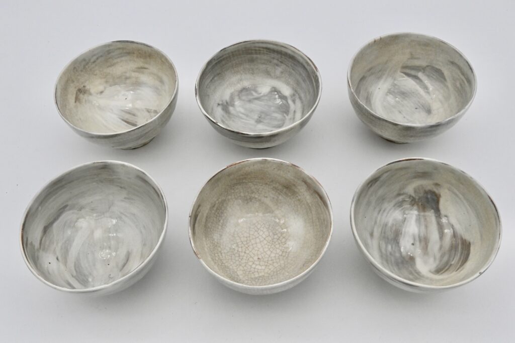 刷毛目汲出椀 6客（黒田陶々箱）