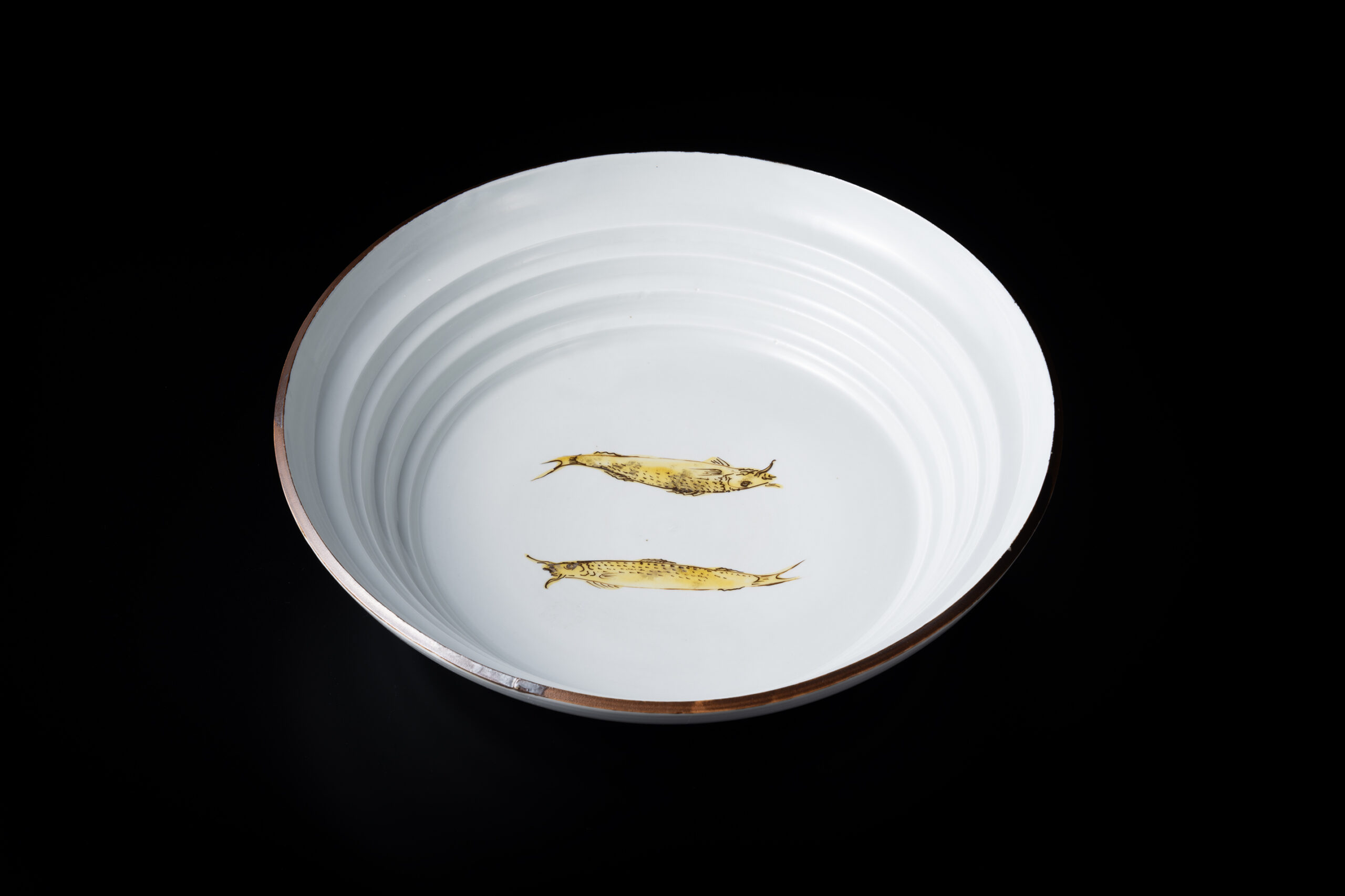 290.双魚大鉢（共箱）